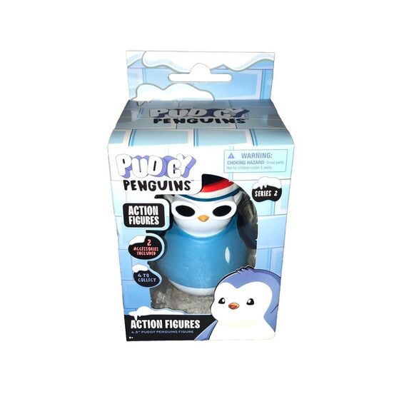 Pudgy Penguins Series 2 - Headband & Sunglasses 4.5" Action Figure Collectible - Picture 4 of 8